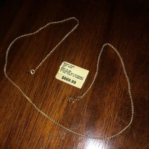 🔥 FINAL PRICE DROP 🔥 18” 10KT gold wheat chain